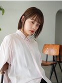 長岡韓国レイヤー顔周りレイヤーベージュブリーチ長岡/新潟/