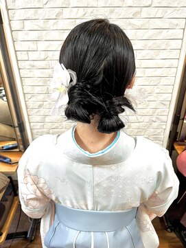 ザブックハンドサロン(The book hand salon) 袴×ヘアアレンジ