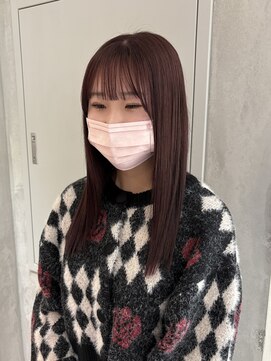 ヨーク(YOKE) 【YOKE】ブリーチ無しピンクブラウンカシスピンク暖色カラー