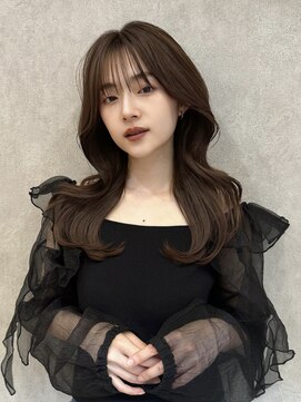 ロンド ロワール 門前仲町(Lond Loire) 韓国レイヤーカット/くびれ巻き/前髪顔周り/セミディ[門前仲町]