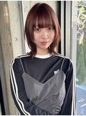 【諒】ボブウルフボブレイヤーボブフェイスレイヤー透明感カラー