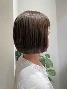 アールイーノウン 阿倍野区昭和町店(re; nown) 大人ショートボブ×ナチュラルボブ×ミニボブ  20代30代40代