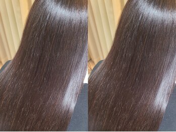 エフィール(afeel)の写真/髪質やクセをしっかり見極め自然なストレートヘアに♪髪に優しい薬剤だからダメージを最大限抑えます◎