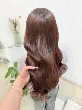 ネオリーブアピ 池袋店(Neolive api) 【ピンクブラウン】池袋　髪質改善