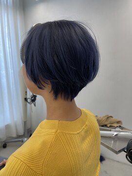 ソッチ(sotti.) コバルトブルー×ボブショート