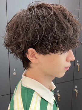 ノード(NODE) 波巻きスパイラルツイストスパイラルパーママッシュメンズヘア