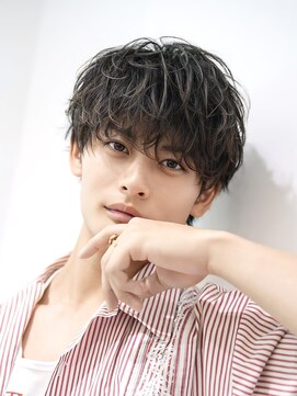 オーシャントーキョーウエスト 心斎橋 (OCEAN TOKYO WEST) シャドウパーマシースルーラウンドマッシュ波巻きパーマウルフ