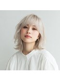 ハイトーンベージュ×くびれウルフ