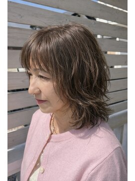 オフショア 松本(off SHORE) 大人のウルフパーマ