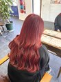 セットアップ 倉敷中庄店(SET-UP) ケアブリーチを使ってダメージ最小限で艶あるカラー!
