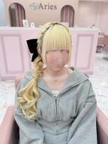 ヘアセット アリエス 池袋駅東口店(Aries) サイド編みおろし