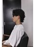 波巻きパーマ+メンズカット¥12600
