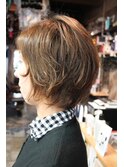 人気のショートふんわりパーマ