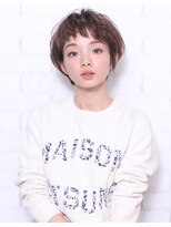 美容室パスレーブ ほの甘いマッシュショート