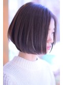 朝ラク前下がりボブ