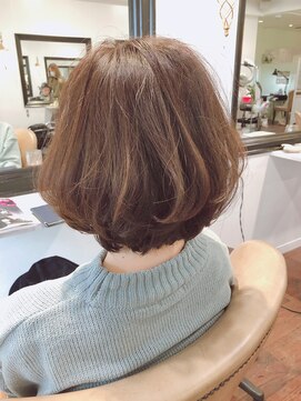 ミリム 栄矢場町店(MIRiM) 【MUSE】お客様スタイル ゆるふわワンカールボブ