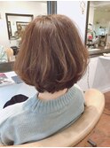 【MUSE】お客様スタイル ゆるふわワンカールボブ