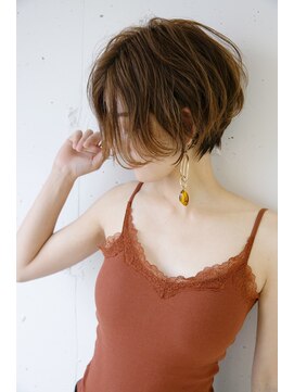 ヴェイン 渋谷(vain) 【vain#T】ひし形シルエットの前下がりshort