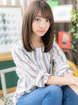 カバーヘアアンドスパ ブリス 浦和(COVER HAIR&SPA bliss) *斜めバング×ワンカールの好感度セミディa浦和10代20代30代