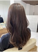 【上質セミロング】ナチュラルベージュ
