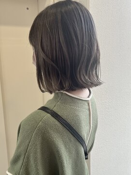 ヘアーデザイン シュシュ(hair design Chou Chou by Yone) ☆chouchou☆切りっぱなしボブ×グレージュ