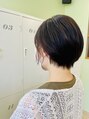 アグ ヘアー シアン 寒河江店(Agu hair xian) 後頭部に丸みをつけると柔らかいショートヘアになります♪