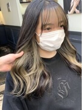 ヒート バイ アンカットラウンジ 渋谷(HEAT by UNCUT&LOUNGE) ダブルカラー/インナーカラー/ケアブリーチ/ハイライト［渋谷］