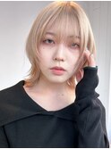ハイトーンウルフ_チェリーブラウンフェミニンロング_39400