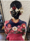 袴×ヘアアレンジ