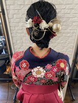 ザブックハンドサロン(The book hand salon) 袴×ヘアアレンジ