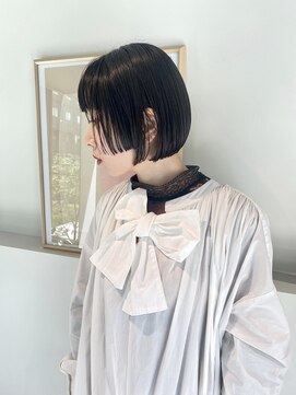 エト 梅田(eto) ダブルライン/ステップカット/ぱつっとボブ/ショートボブ/中津駅