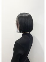 モリオフロムロンドン 松戸店(Morio from London)&nbsp;【松戸 藤原】ぱつっとボブ黒髪大人かわいい