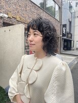 ブクレット(Bouclettes)&nbsp;心斎橋　ミディアムレイヤー　パーマ