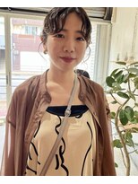 ユニ(uni)&nbsp;ボブパーマ/前髪パーマ/パーマアレンジ/２０代/３０代/４０代