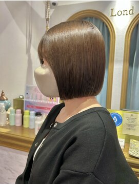 ロンドアベニール 北千住(Lond avenir) 美髪矯正×きりっぱなしボブ☆ボブ/インナーカラー[北千住]