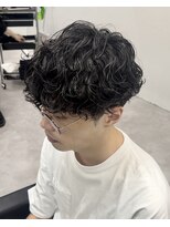 リベル(LIBER)&nbsp;八王子/八王子駅/波巻きスパイラルパーマ/men's/カット/眉毛