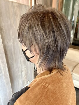 ココカラヘアー ニコ(cococara hair nico) マッシュウルフ/ハイトーンウルフ/シルバーアッシュ/ブリーチ