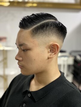 アルカナ 明治神宮前原宿(ARCANA) ハイライト マッシュパーマ ウルフ アッシュブラック