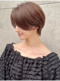 【Lond ambre】 川村利幸/オシャレショート×グレージュ M