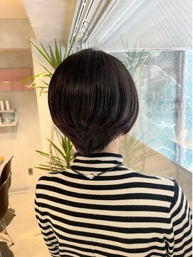 アイディール(:ideal) 髪と頭皮に優しい【白髪染め】朝楽ショートヘア♪