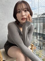 ロンドワン 三宮元町(Lond one)&nbsp;グレージュ/ボブヘア/ブリーチなしダブルカラー/神戸元町三宮