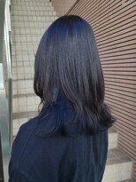 シュク 高円寺(SYUK)&nbsp;ダークアッシュ/ネイビーインナーカラー【高円寺 中野】