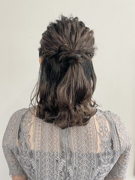 ロットアニバース(lott annibirth) 【髪質改善】ボブでも可愛いハーフアップアレンジ@SARASA