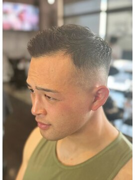 バーバー ショップ ネオ(BARBER SHOP NEO) スキンフェード　アップスタイル　メンズショート