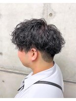 オーシャントーキョー(OCEAN TOKYO) 波巻きマッシュパーマメンズツイストスパイラルツーブロック