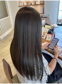 【福岡】髪質改善トリートメント+オリーブベージュカラー