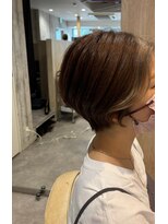 エヌアンドエー せんげん台店(N&A)&nbsp;大人のハンサムショート×イヤリングカラー/インナーカラー