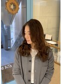 大人女性×ふんわりパーマ