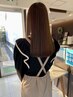 高彩度カラー＋カシミヤトリートメント　カット無し￥13200→￥10450(ブロー込)