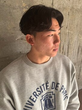 アルフレッド 平針店(alfRed) ニュアンス　パーマ　センターパート 刈り上げ